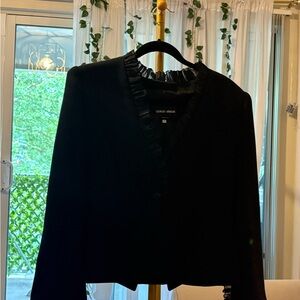 Giorgio Armani Black Blazer Classic Suit Jacket